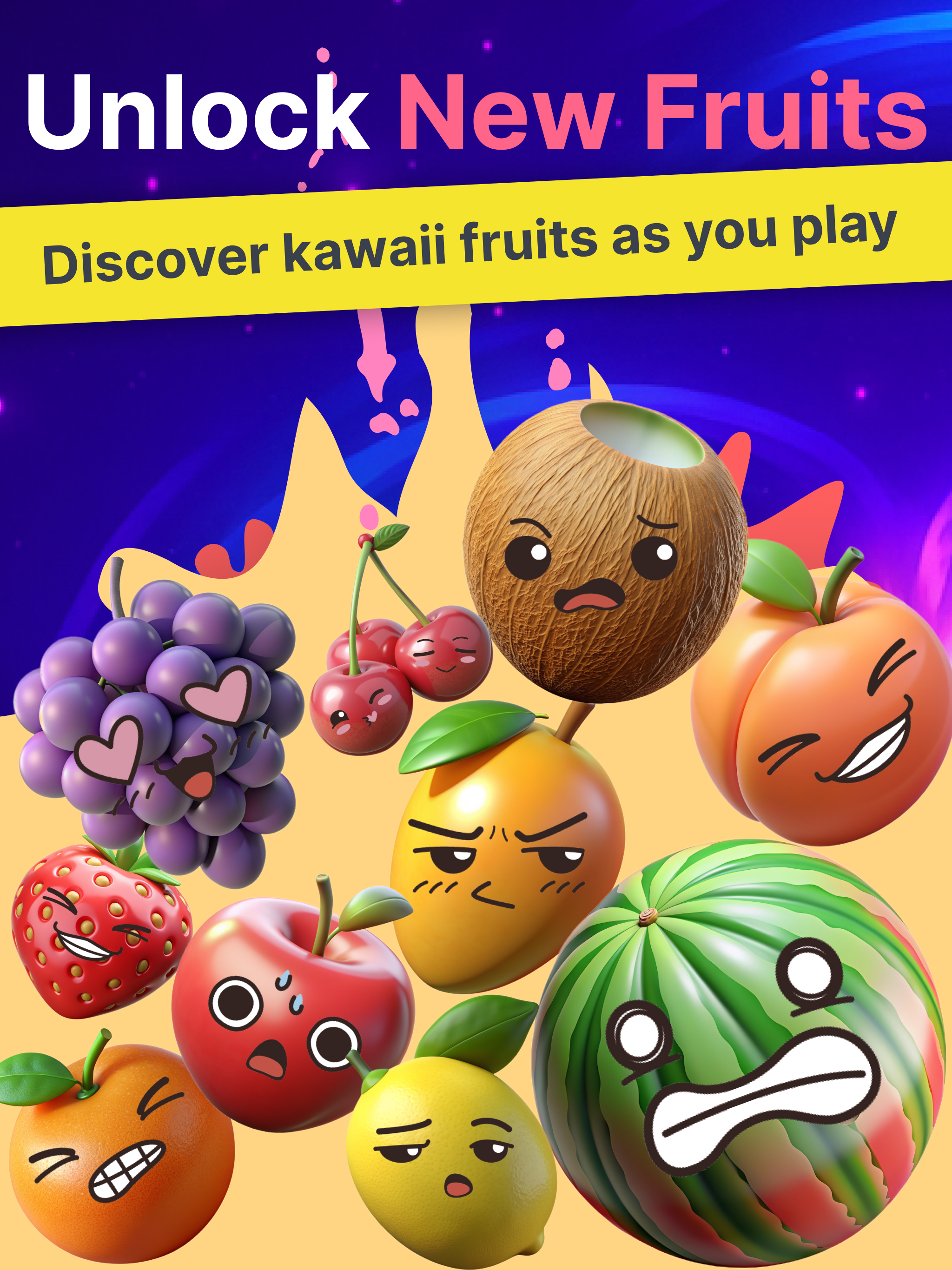 Holiday Merge Fruits