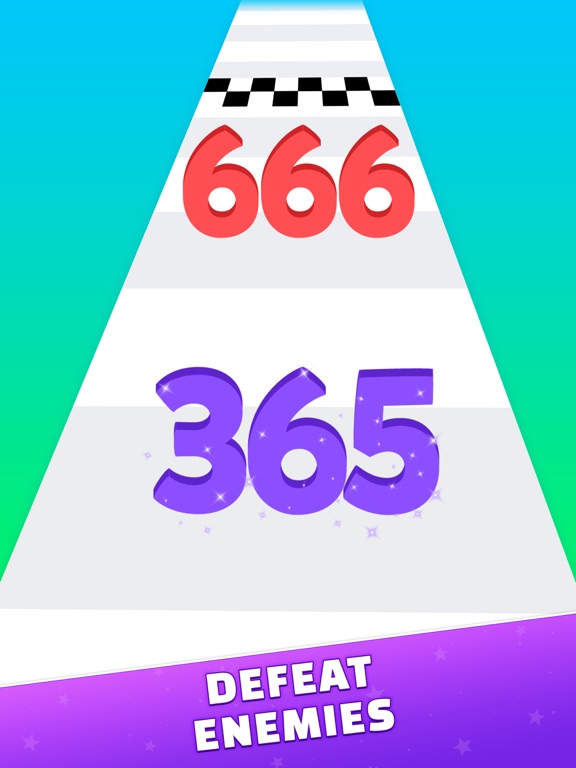 Merge Master Number Run iPad screenshot