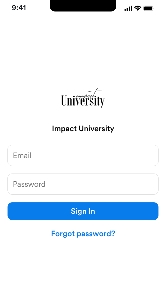 #1. Impact University (iOS) By: Emily Sudduth