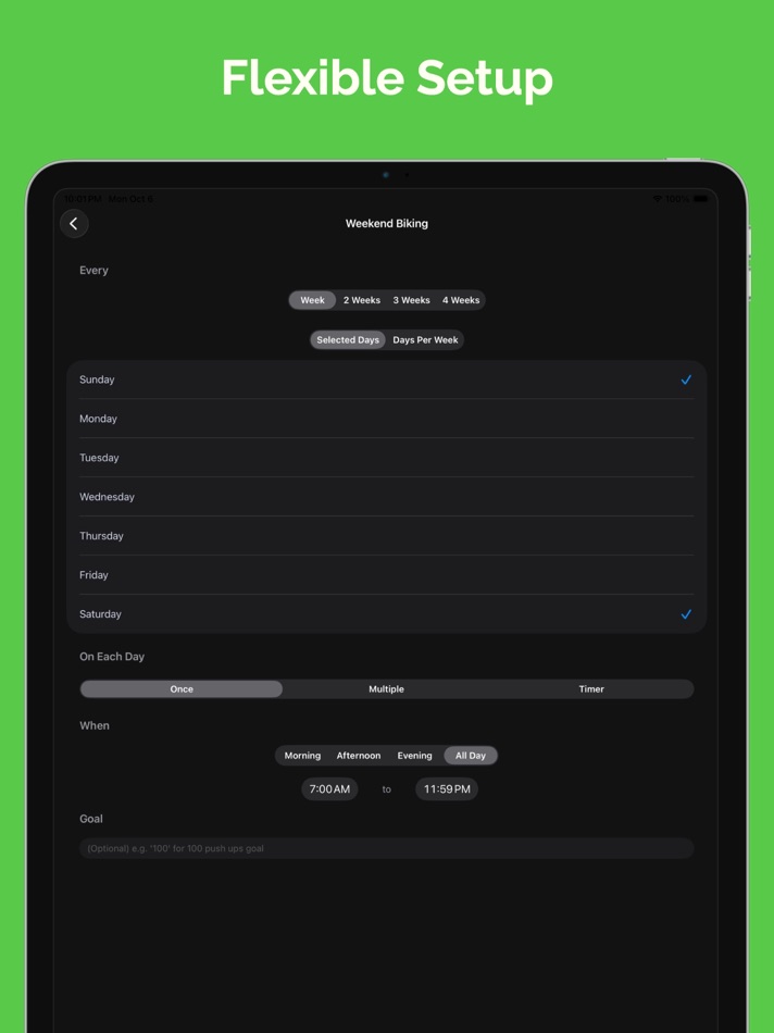 #3. Habit Hub: Routine Tracker (iOS) Oleh: Sabana Patel