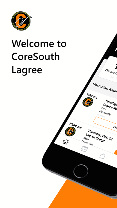 CoreSouth Lagree iPhone screenshot 1 - Health & Fitness app