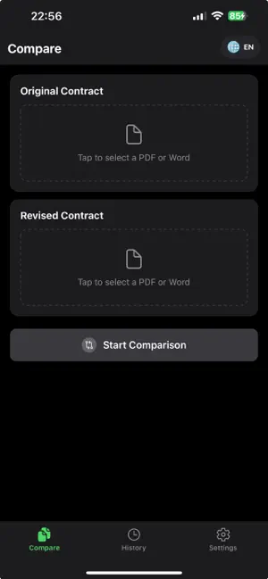 ClauseCheck - Contract Diff screenshot 2