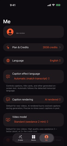 App screenshot