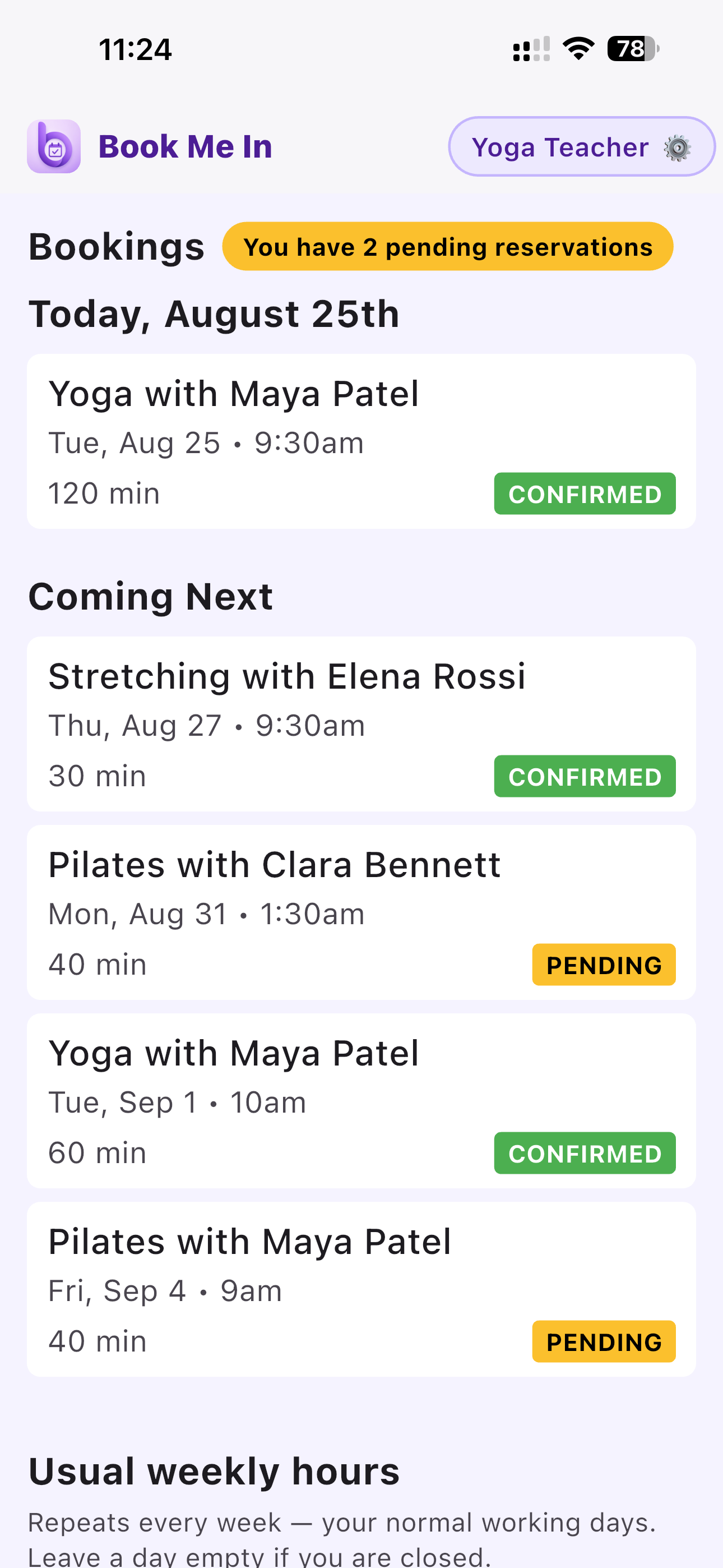 Book Me In screenshot 3