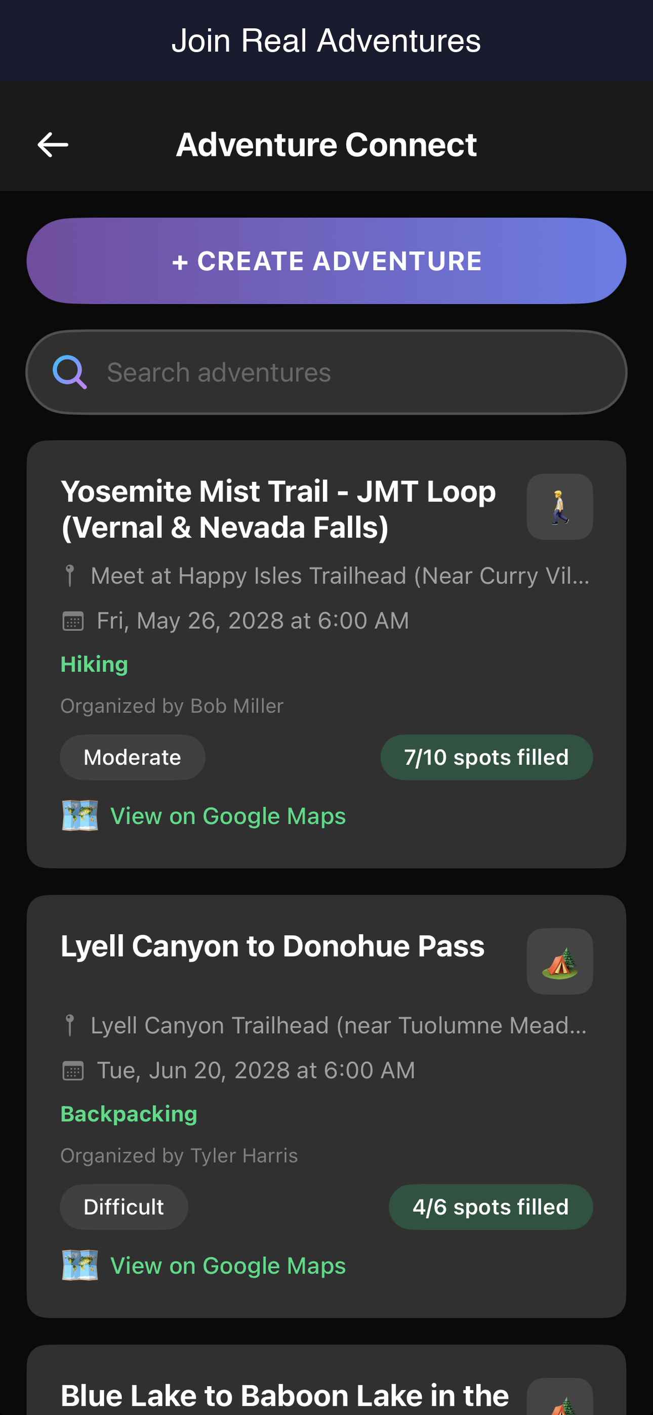 iVnchr: Hike Video & Meetup screenshot 3