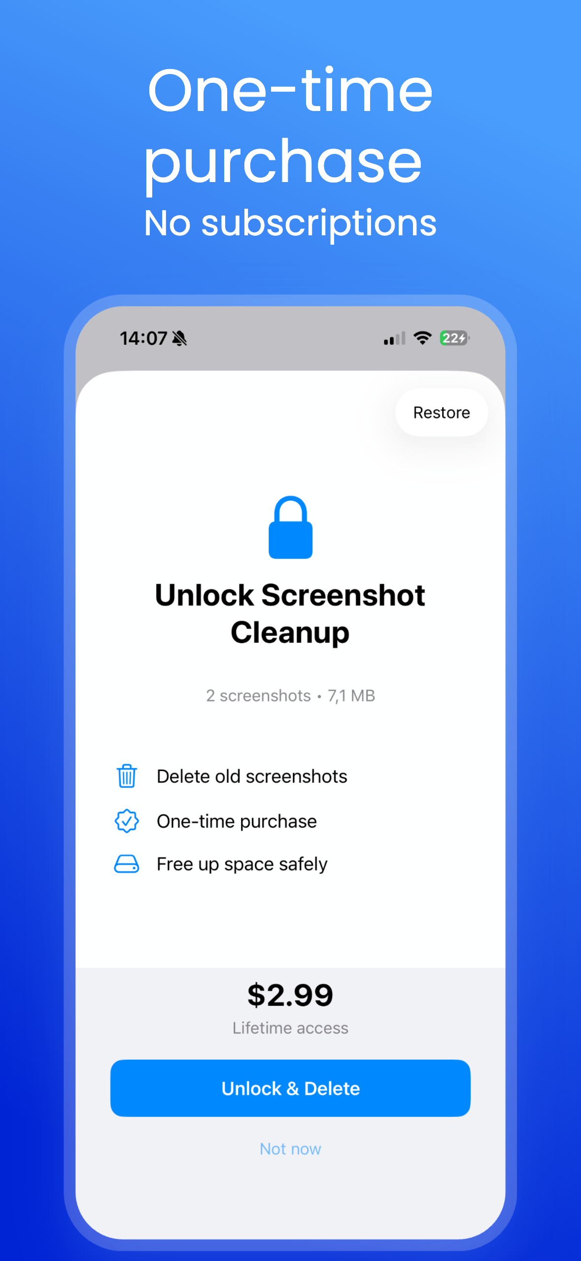 Clean Screenshots