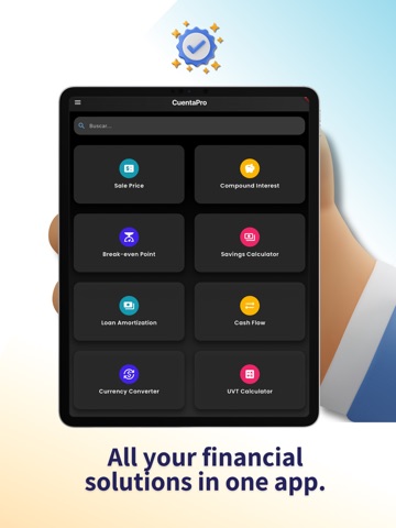 CuentaPro: Finance & Business iPad screenshot