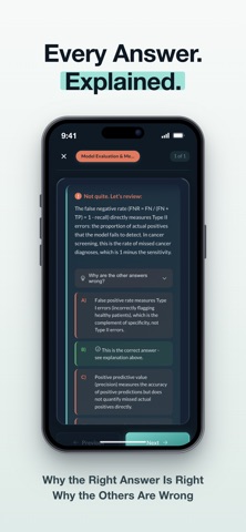AWS ML Engineer Exam Prep 2026 iPhone screenshot