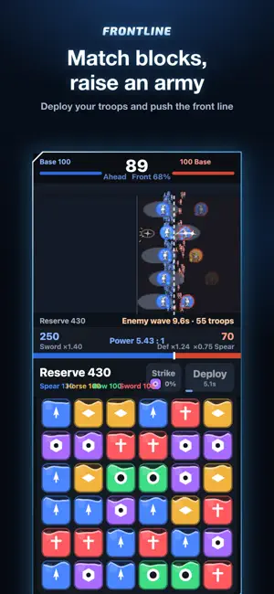 FRONTLINE: Puzzle War screenshot 1