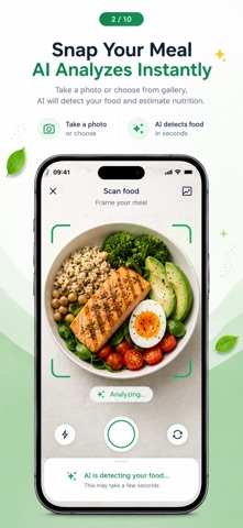Kindee AI Food Tracker Screenshot 2 of 9