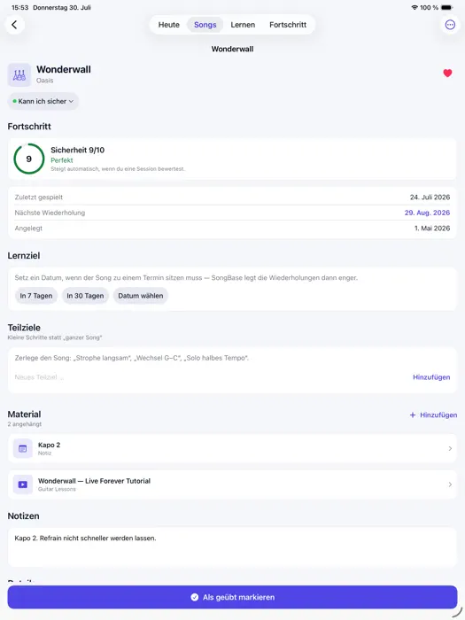 SongBase — iPad Screenshot 3