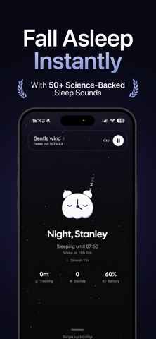 Tock - Alarm & Sleep Tracker iPhone screenshot