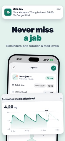 Dropli GLP-1 Jab Tracker screenshot 3
