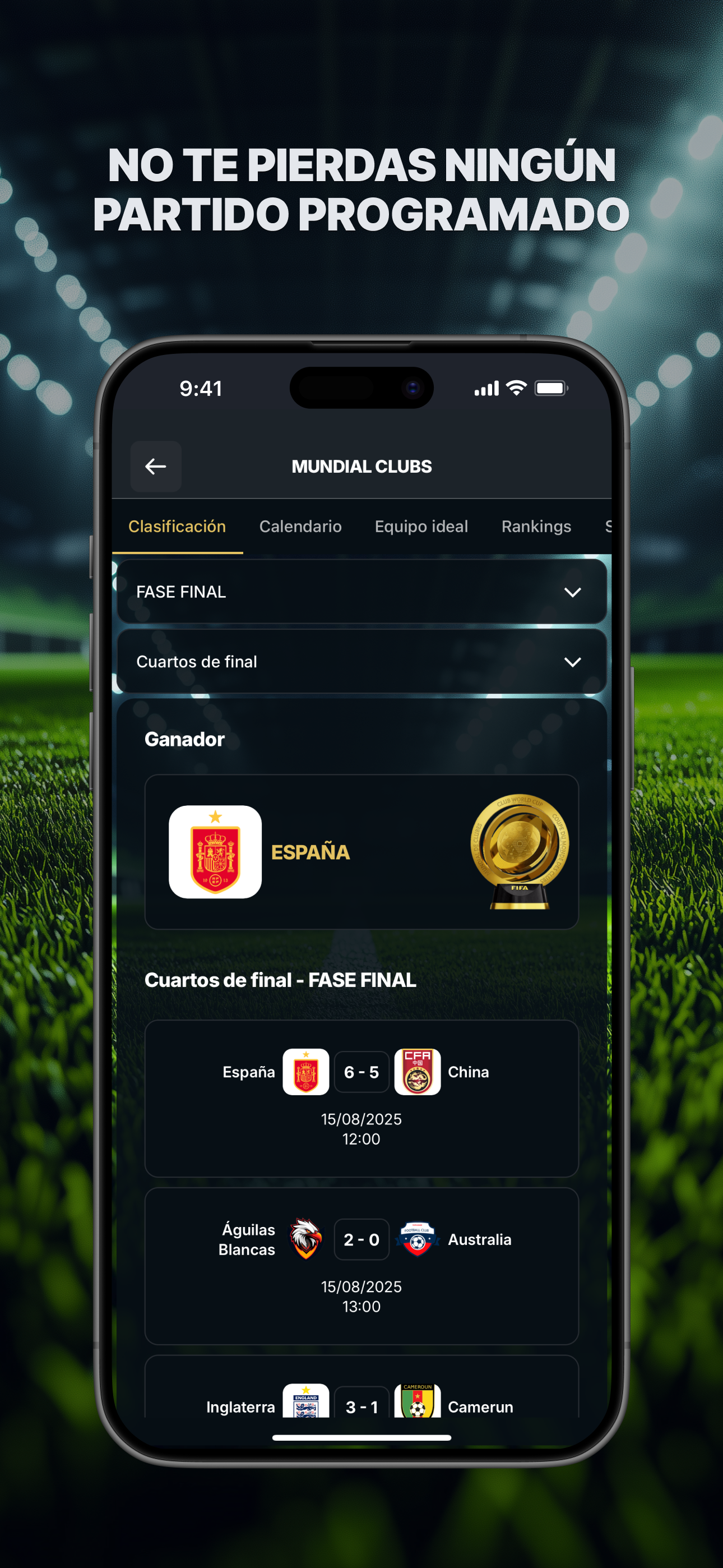 MyGol - Soccer Leagues screenshot 7