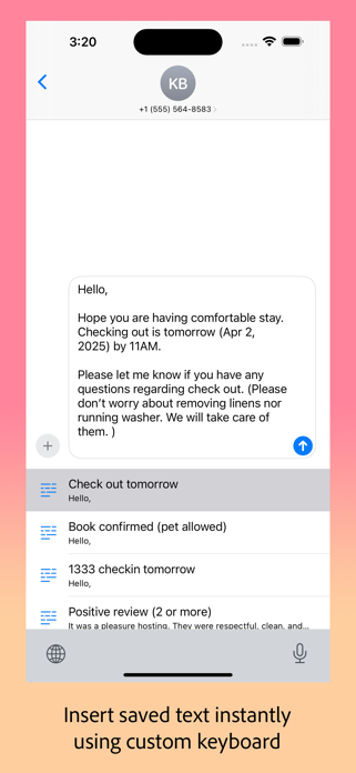 Templates - Custom Keyboard Screenshot 3 of 6