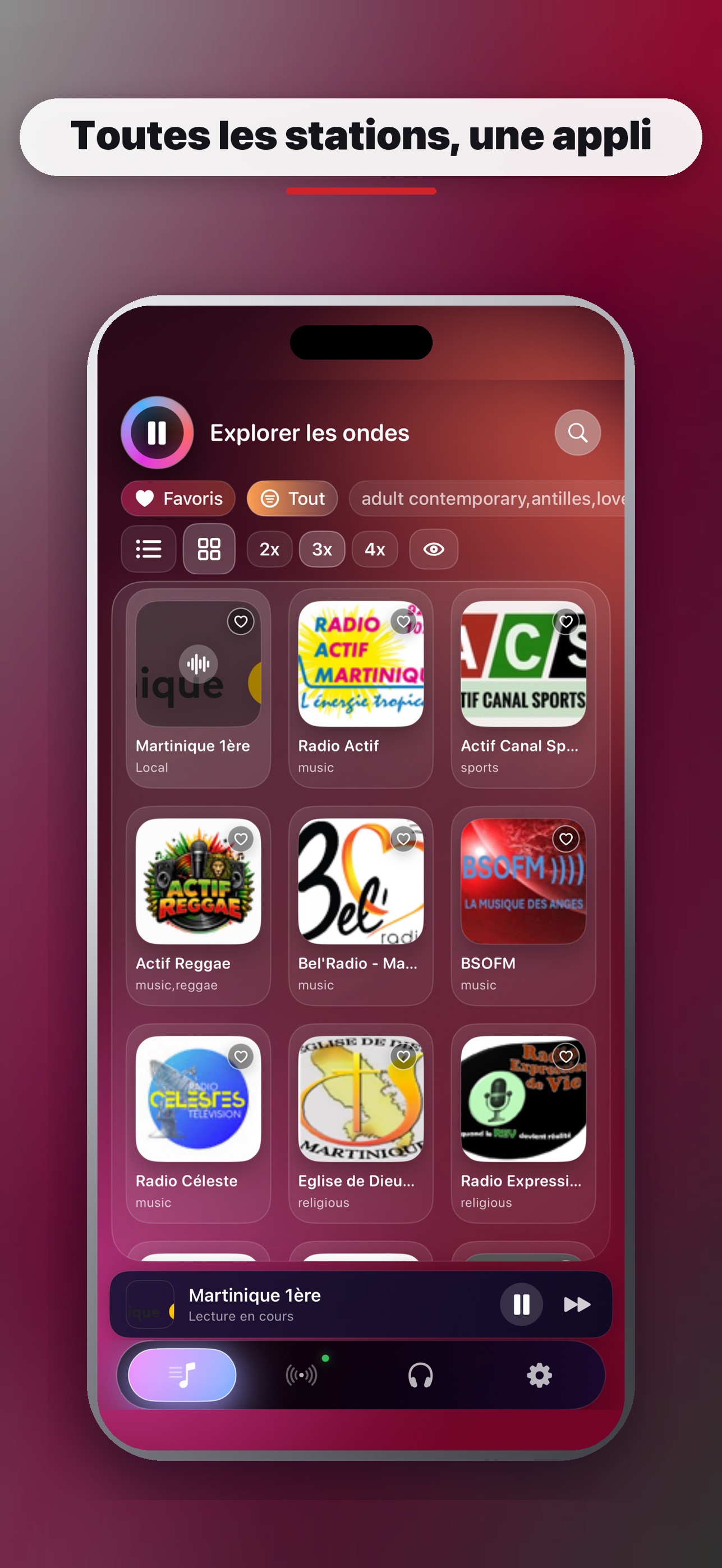 Screenshot 2 of Martinique Radios FM
