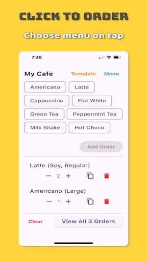 Cafe Order screenshot 1