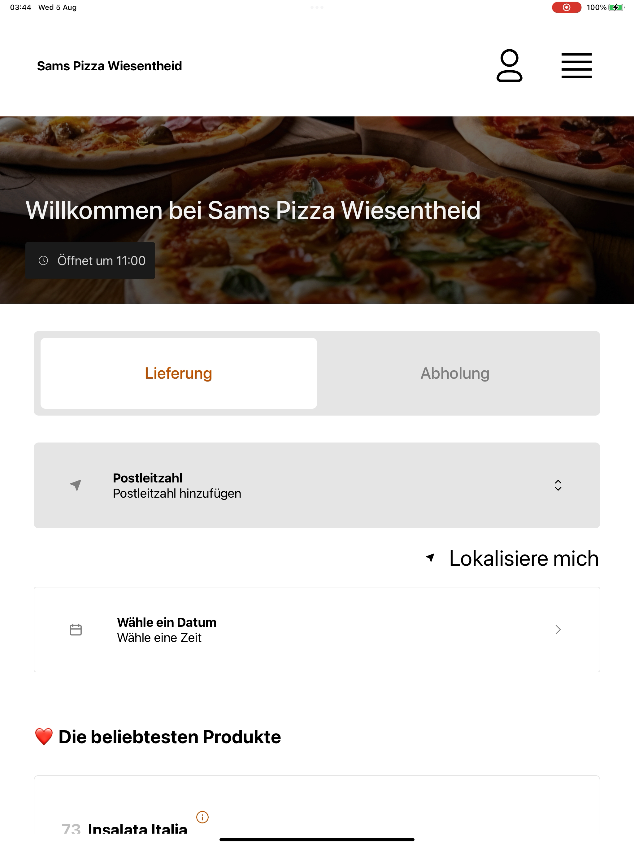 Sam's Pizza Wiesentheid screenshot 13