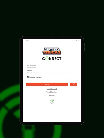 Lifted Trucks Connect iPad screenshot
