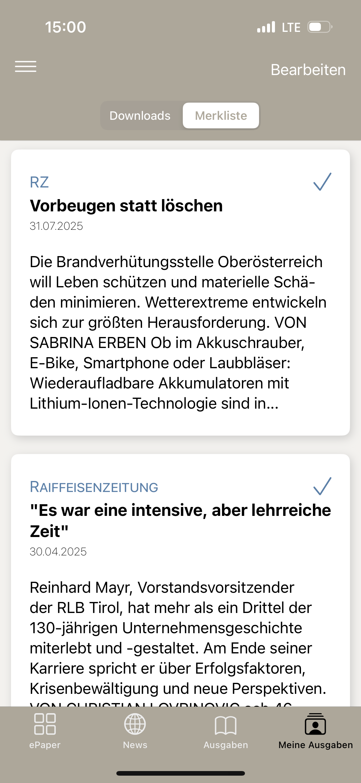 Raiffeisenzeitung