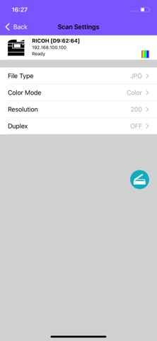 App screenshot