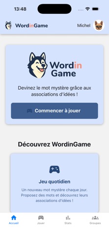 WordinGame screenshot