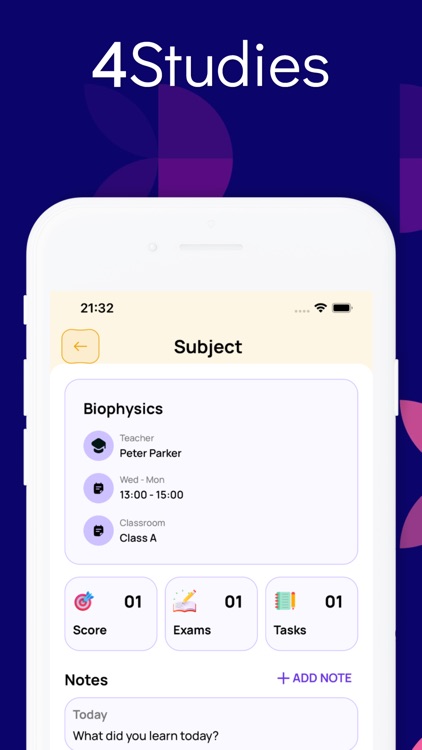 Organize your classes 4Studies