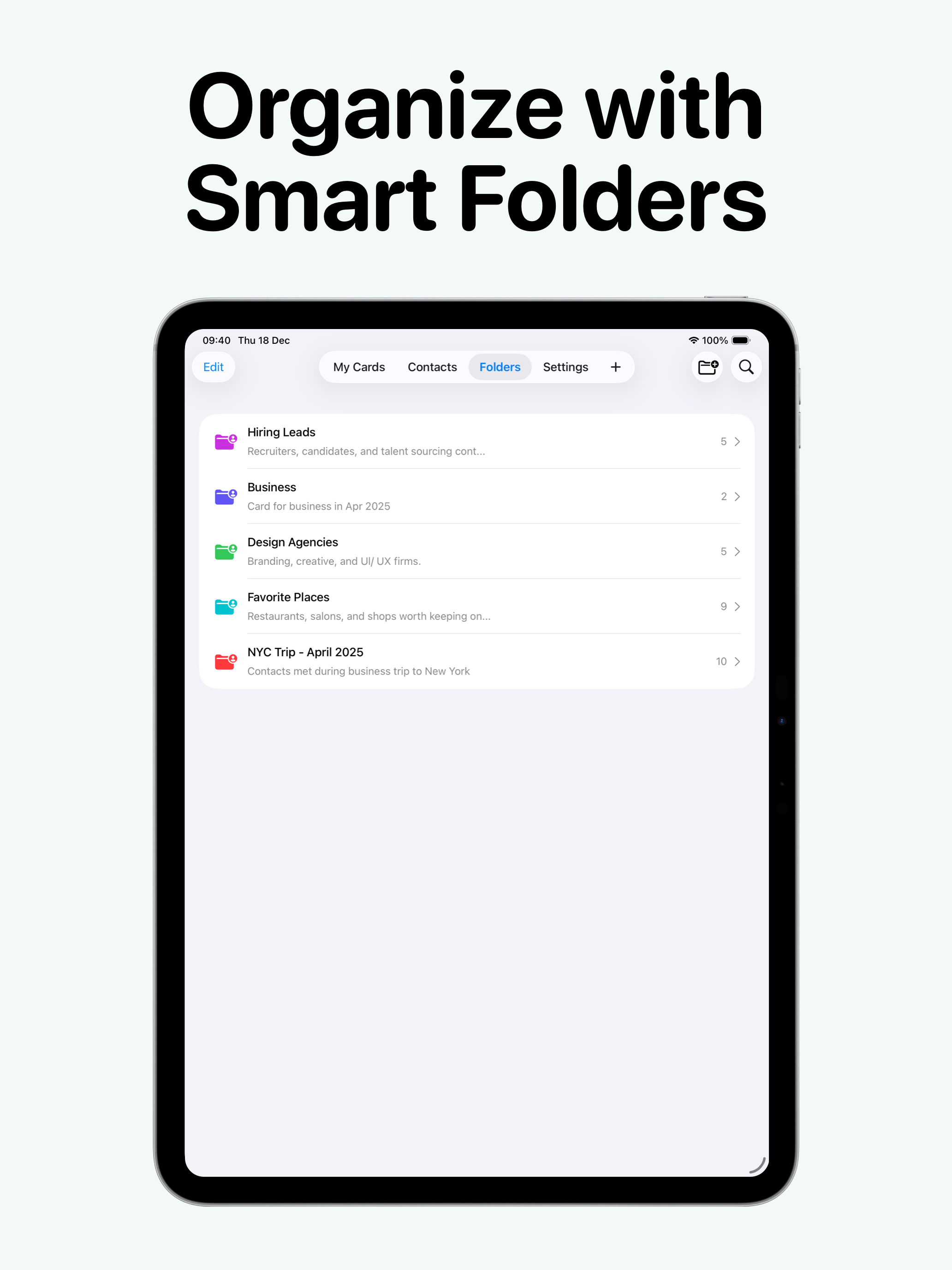 Visty: Business Card Scanner