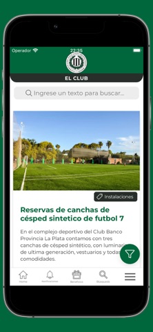 Club Banco Provincia La Plata screenshot