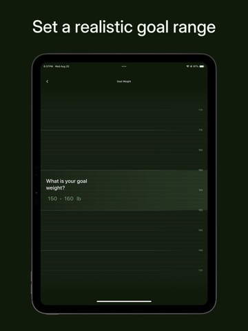 Sage Weight iPad screenshot