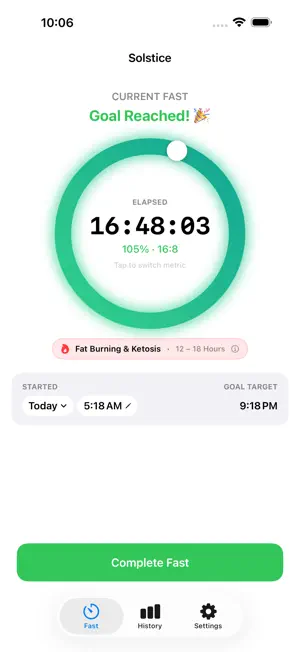Solstice: Intermittent Fasting screenshot 2