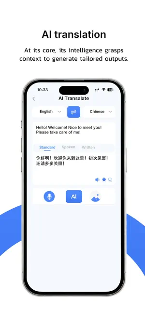 AI Translator – Voice & Photo iPhone screenshot 4