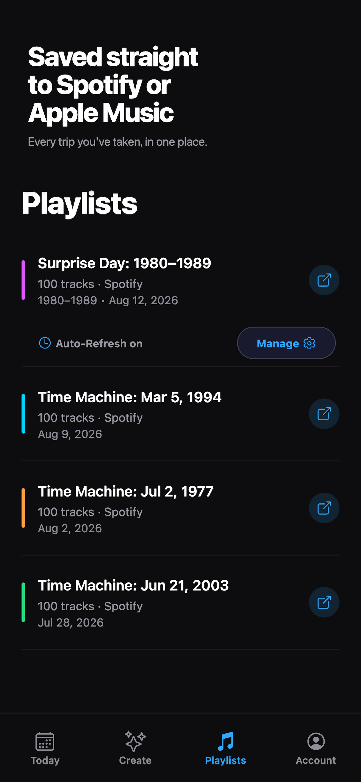 MusicTimeMachine. screenshot 4