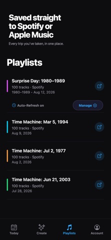 MusicTimeMachine. Screenshot 4 of 5