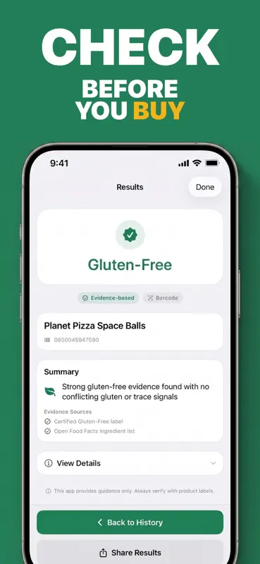 Gluten Free Scanner screenshot 4 of 6
