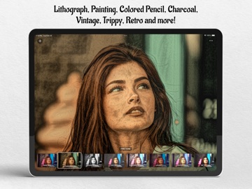Painteresque Photo to Sketch iPad screenshot