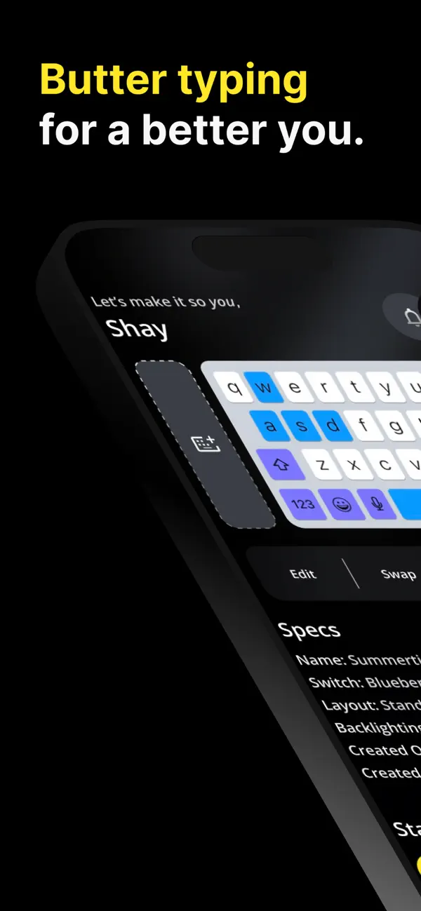 Screenshot #2 pour Butter Keyboard