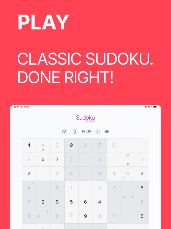 Sudoku by Joseph screenshot 8