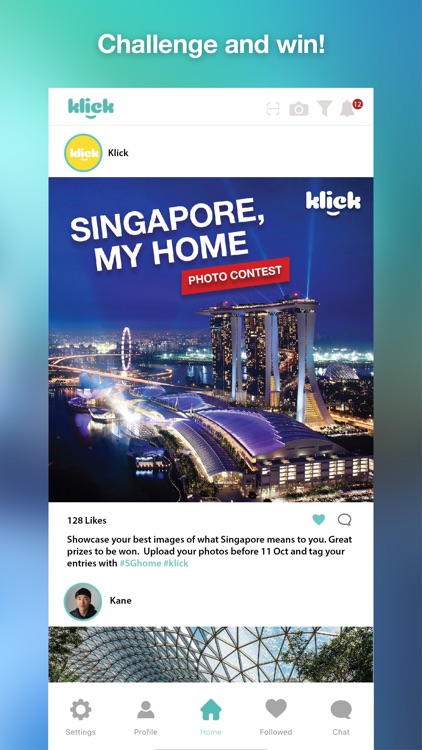 Klick photography app