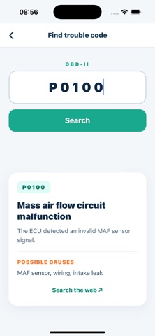 Elm327 WiFi Codes Screenshot 2 of 3
