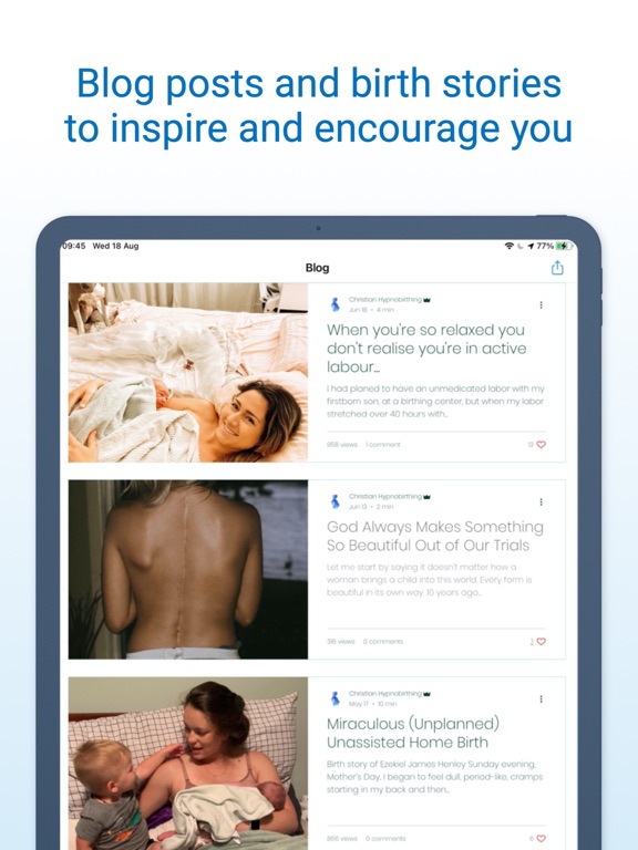 Christian Hypnobirthing iPad screenshot 4 - Medical app