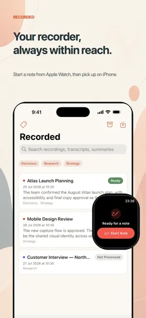 Recorded AI: Meeting Notes screenshot 4