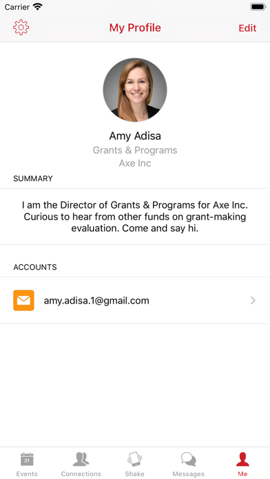 Sterling Events iPhone screenshot 4 - Business app