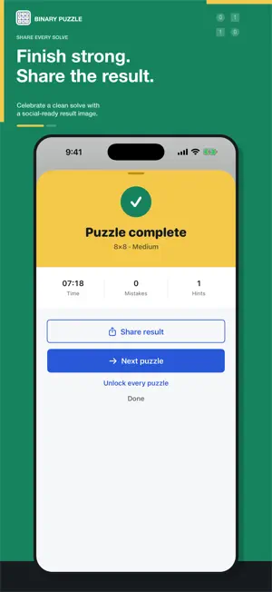 Binary Puzzle: Logic Game screenshot 4