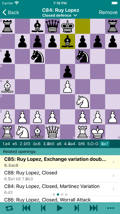 Chess Opener Lite iPhone screenshot 7 - Games app