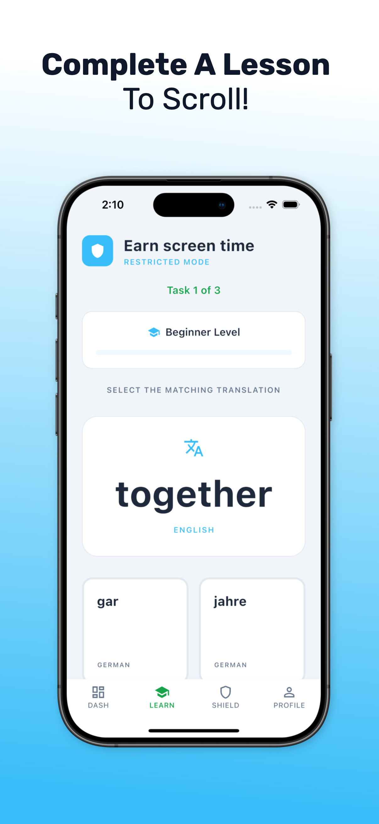 App Time Limit - ScrollScholar