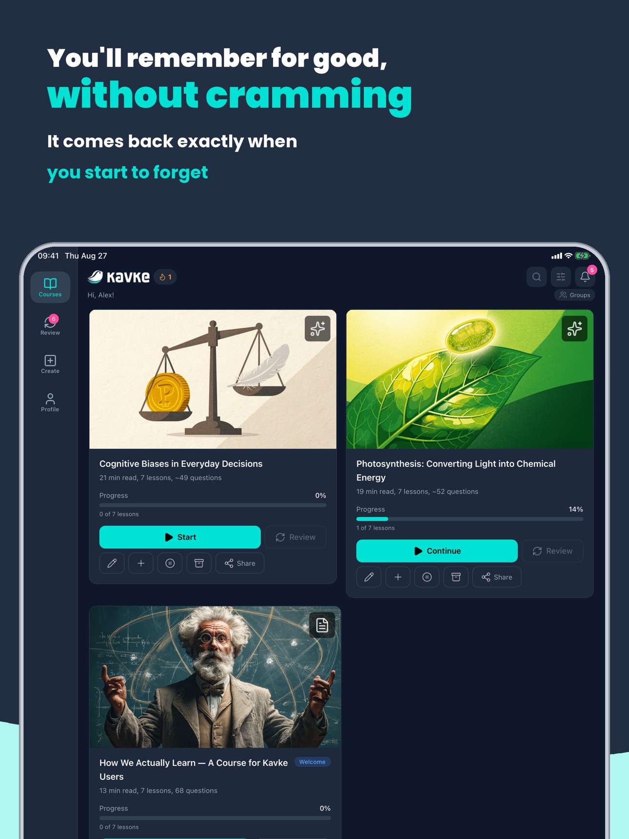 Screenshot 8 of Kavke: knowledge that sticks
