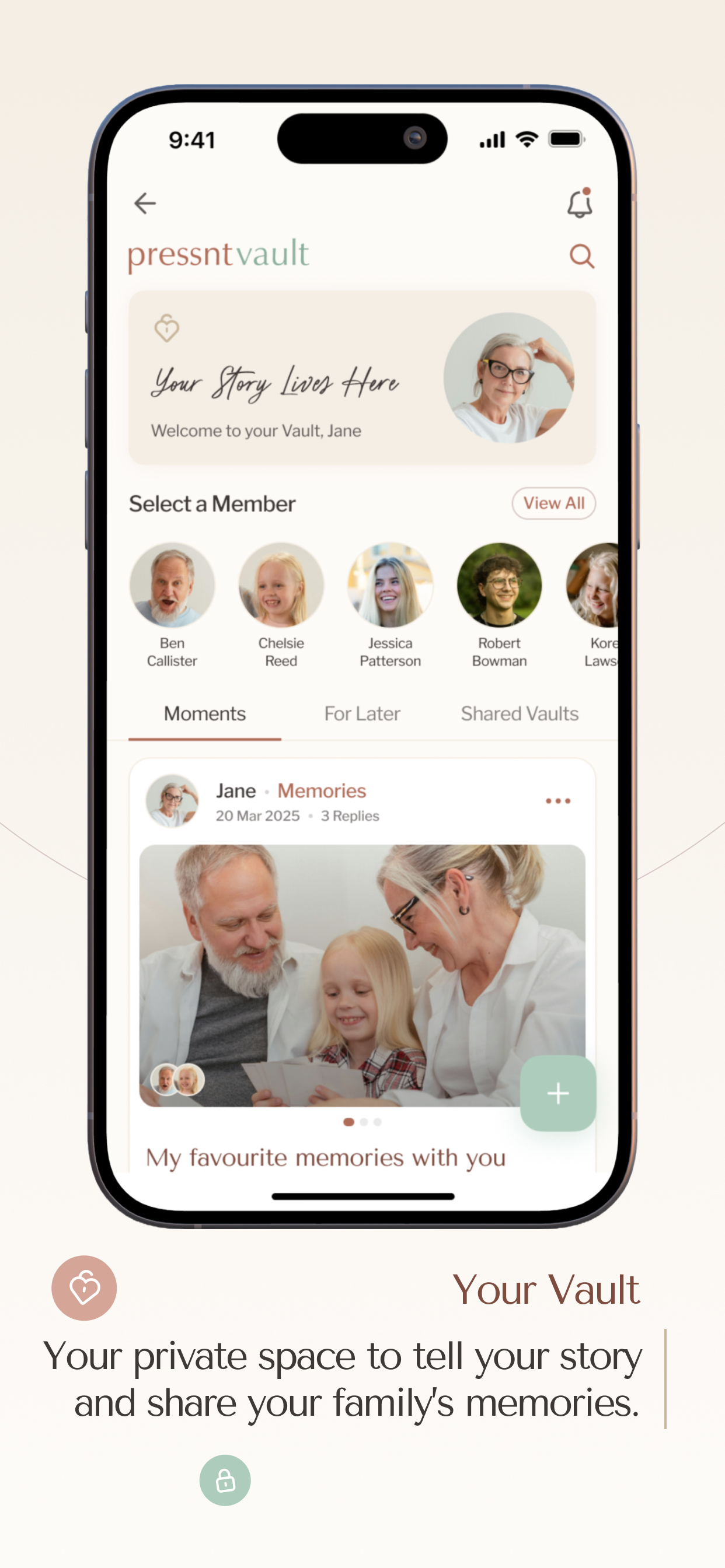 Pressnt: Family Memory Vault