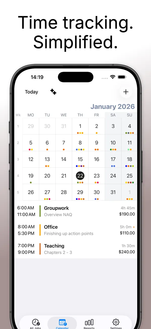 #1. Hours Tracker - Salarybook (iOS) Podle: Centriqo