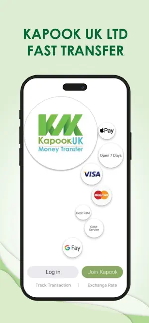 Kapook UK Money Transfer screenshot 1